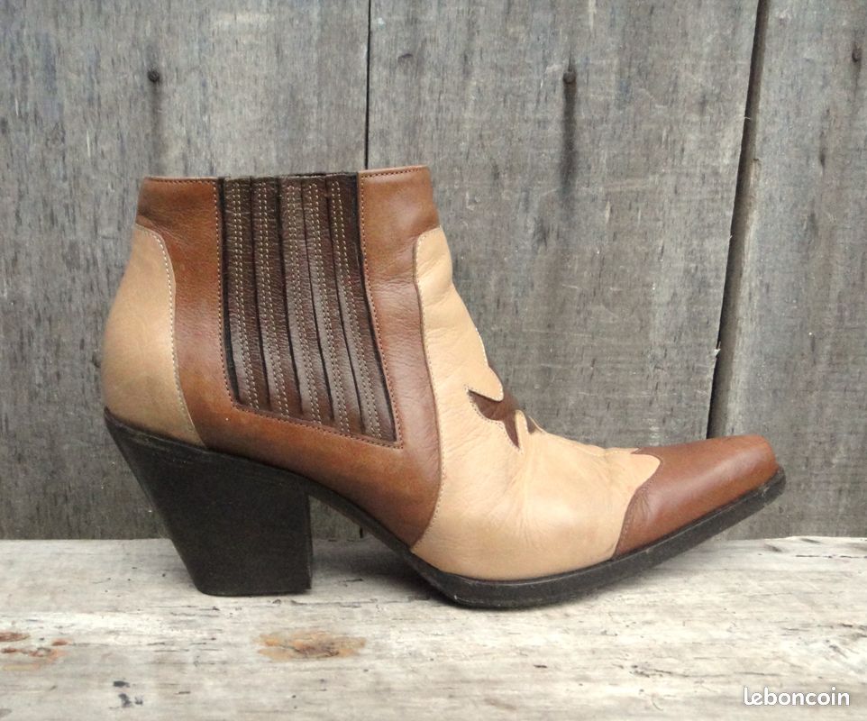 Sandales Sartore En Cuir Taille 36,5/37 - Sandales Plates à Enfiler, Couleur Noir