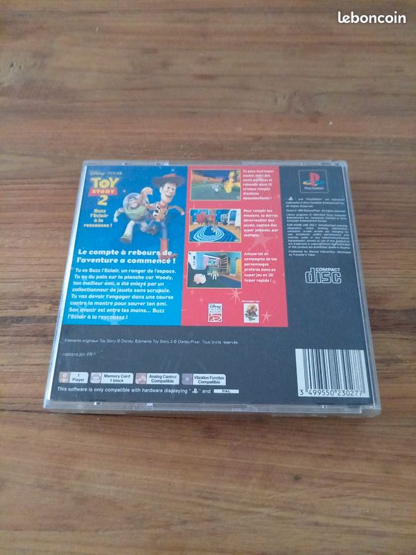 Jeu Toy Story 2 Sur PS1 - Sans Notice - État Bon - PAL