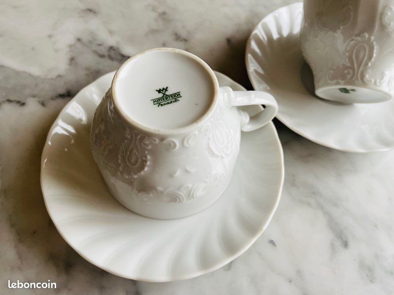 2 tasses + sous tasses, mitterteich bavaria seltmann weiden (image 3)