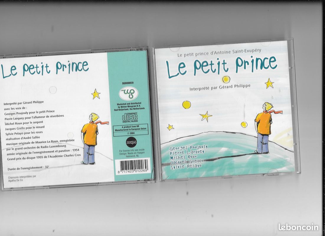 DVD Films dessins animés Le Petit Prince / CD Le Petit Prince d'Antoine Saint Exupery interprété par Gérard Philippe (image 5)
