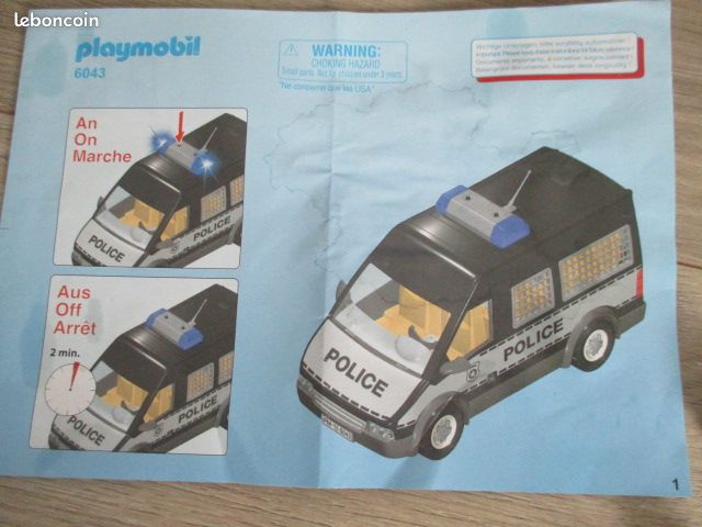 Playmobil 6043 Fourgon de police (image 11)
