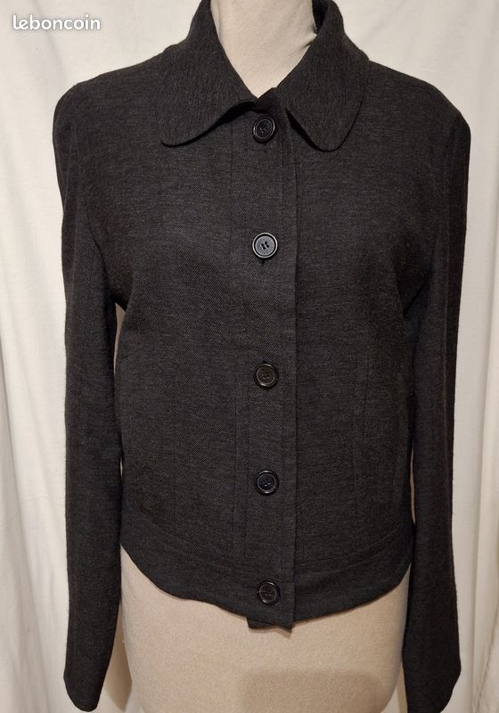 Veste En Lin Cacharel Vintage Années 90 Taille 38 - New Old Stock