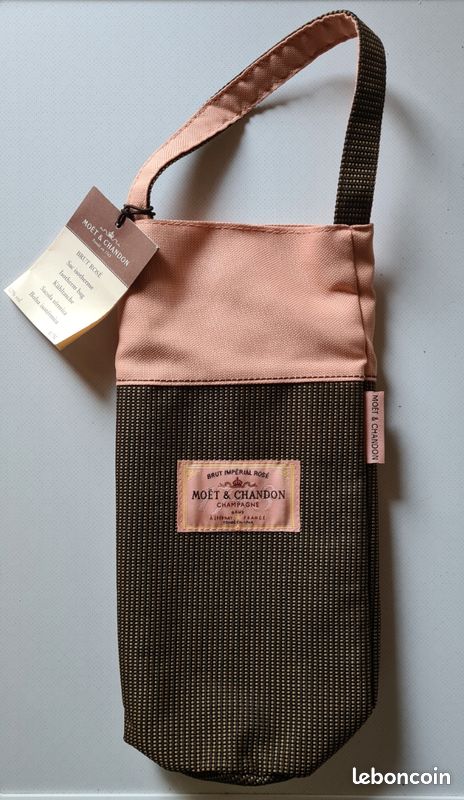 Sac Isotherme Champagne Moët & Chandon - Doré - PVC Avec Poignée - Occasion