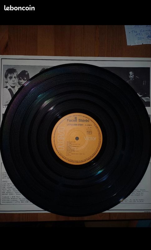 Vinyle original 1982 Little Bob Story album Vacant Heart (image 5)