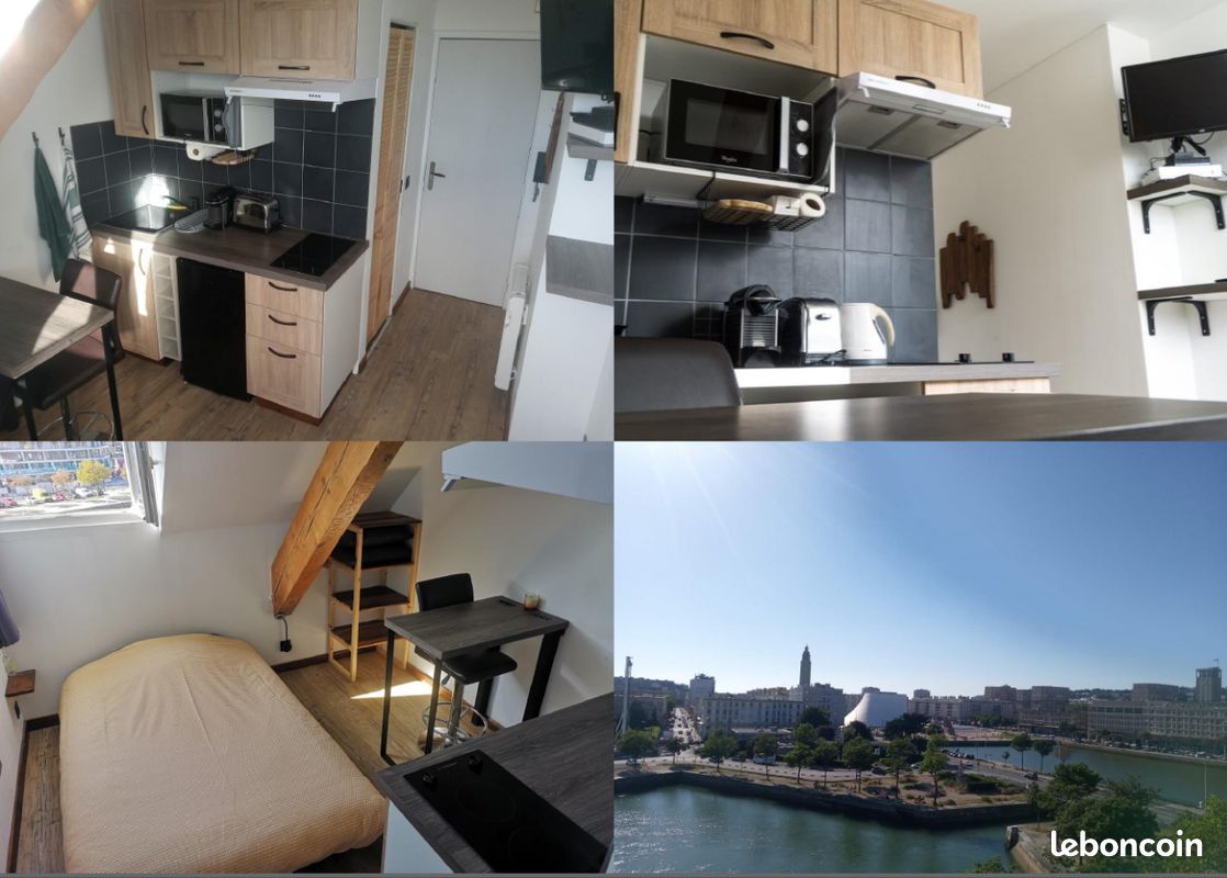 Appartement 1 pièce 10 m² · au Havre · 10 m² · 360 €/mois