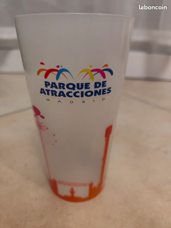 Gobelet écocup parque de attracciones Madrid (image 1)