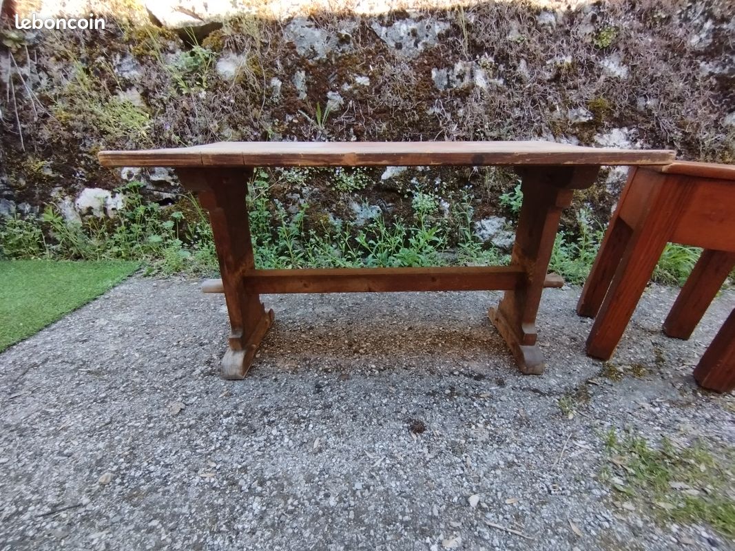 Petite table d'extérieur h 55 x 100 x 50 (image 4)