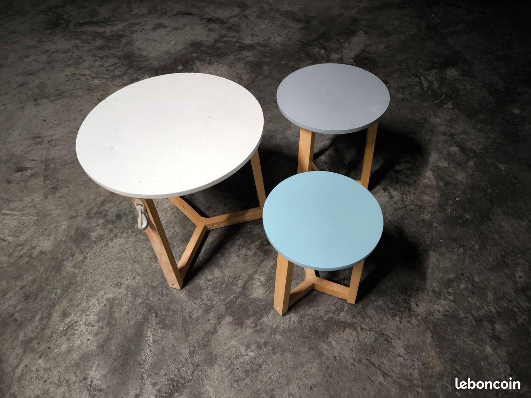 Don 3 tables gigognes Maison du monde bon état (image 2)