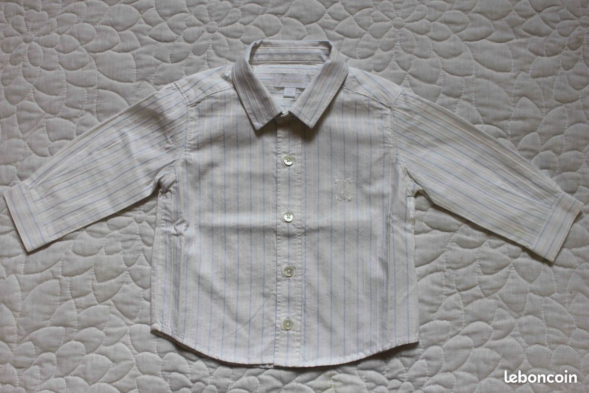 Chemise garçon 6 mois "JACADI" - ELISA95 (image 1)