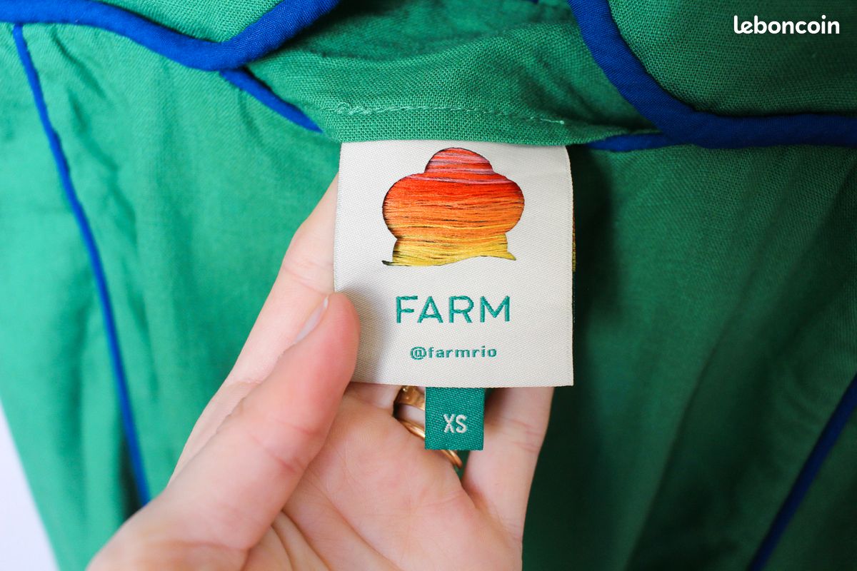 Robe midi graphique Farm Rio (image 9)