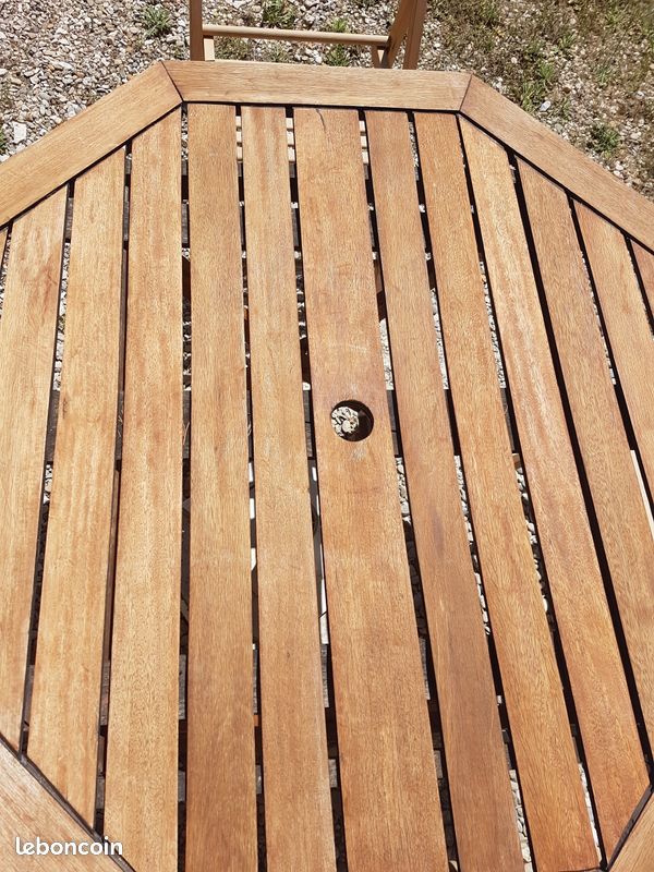 Table de jardin en tek (image 2)