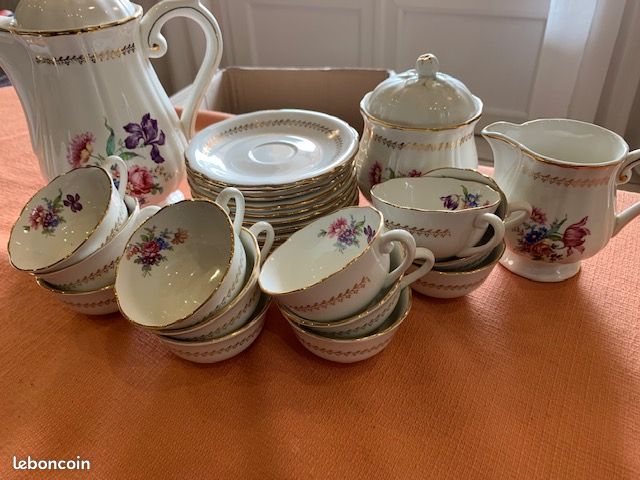 Service à café/thé faïence de Gien (image 1)