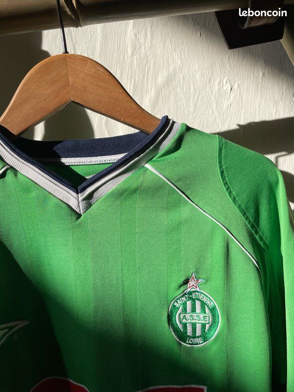 Maillot foot ASSE Saint-Etienne vintage 2000 - 2001 - Umbro