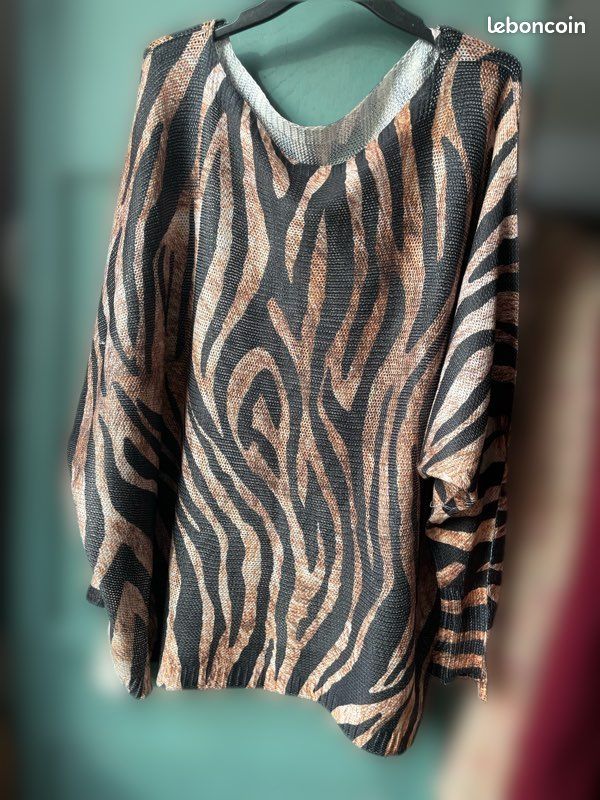 Pull BonWorth Femme Taille PM - Multicolore, Neuf Avec étiquettes, Petites Tailles