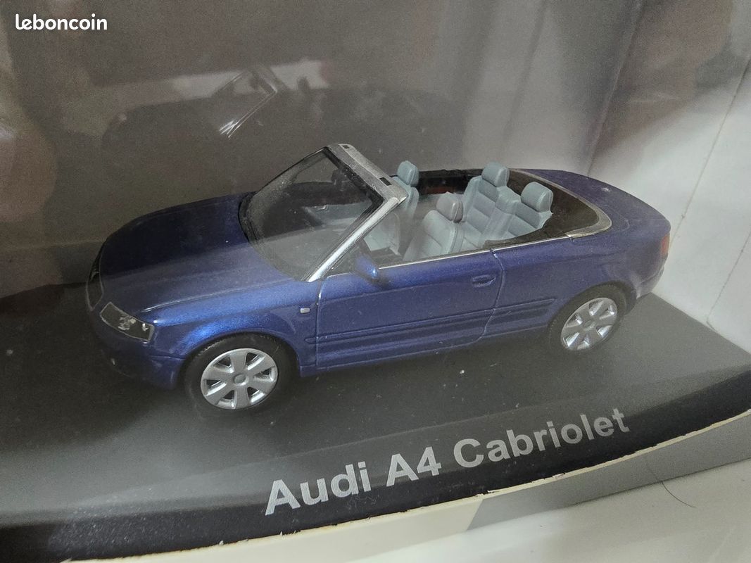 Norev 1/43 - Audi A4 Cabriolet Bleue état Neuf Boîte