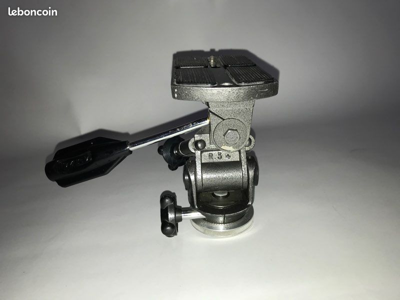 Trépied Manfrotto 055B avec rotule Gitzo R.3+ (image 2)