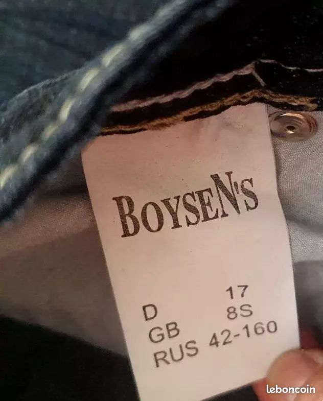Beau pantalon jeans marque Boysen's taille 36 (image 12)