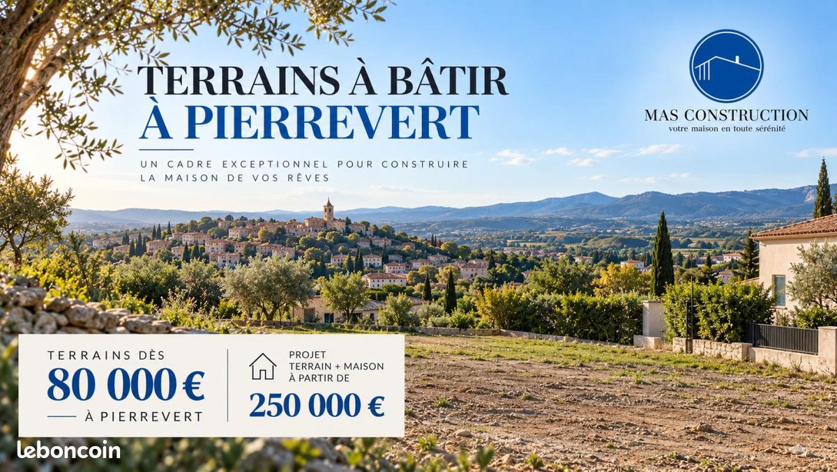 Terrain 900 m² · à Pierrevert · 80 000 €
