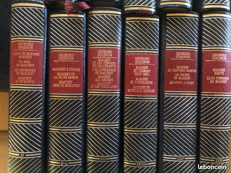 2 séries de romans de Georges Simenon (image 2)