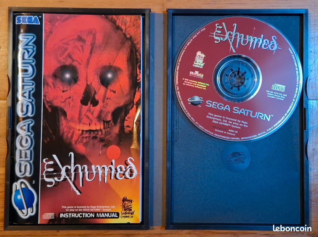 Jeu Sega Saturn Exhumed - Complet Avec Notice - Bon état