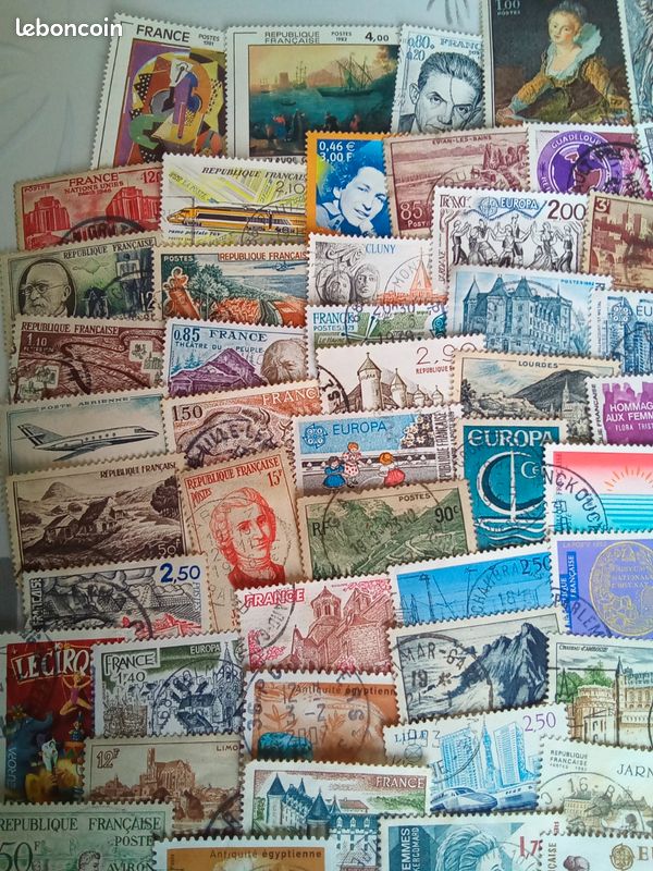 Belgique - Belgique : lot de 35 timbres oblitérés (non décollés