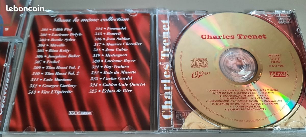 Lot de 5 cd collection Master séries Rouge et Or (image 3)