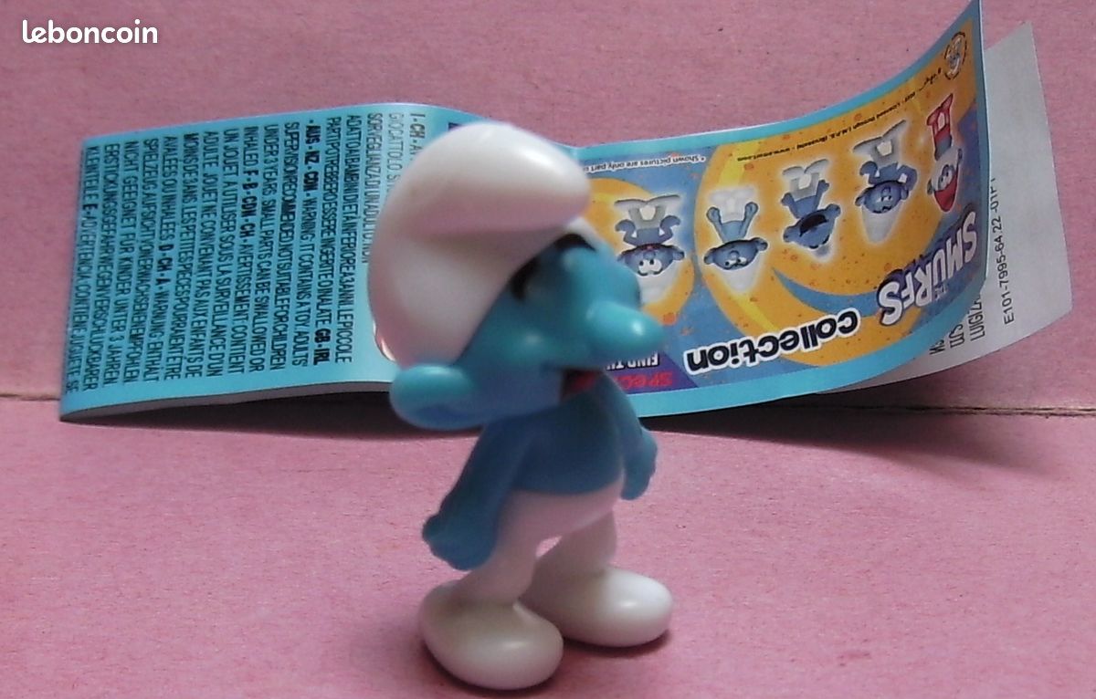 FIGURINE SCHTROUMPF - Schtroumpf patissier Smurf Schlumpfe Puffi EUR 5