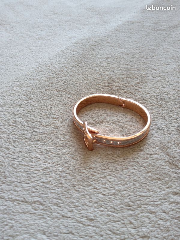 Bracelet rigide ceinture pailletée (image 8)