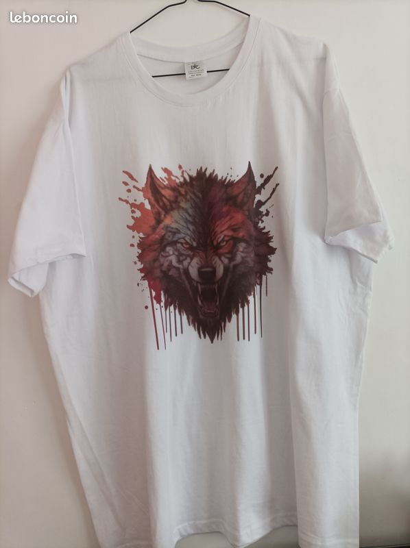 T-shirt loup sauvage Vêtements
