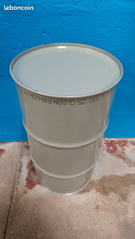 Fût acier 30l – idéal déco / mobilier (image 2)