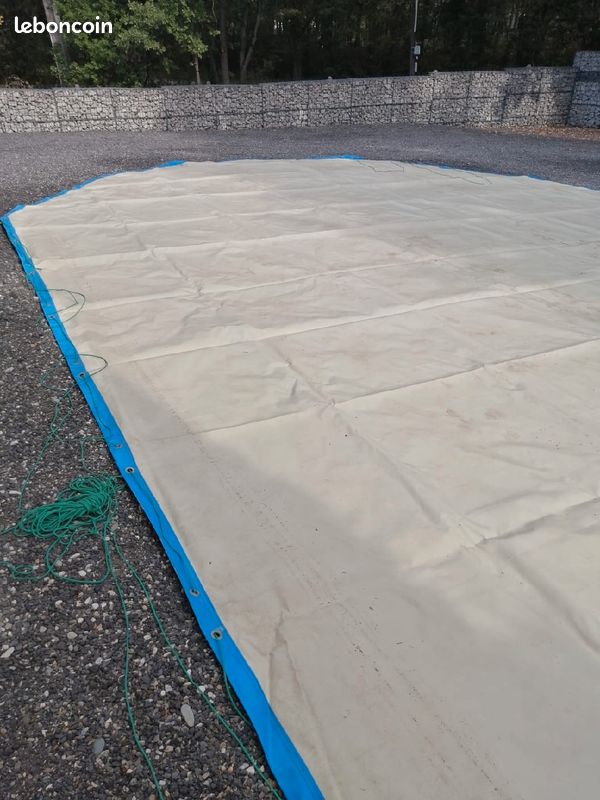 Bâche hivernage et sécurité piscine 10x5 (image 2)