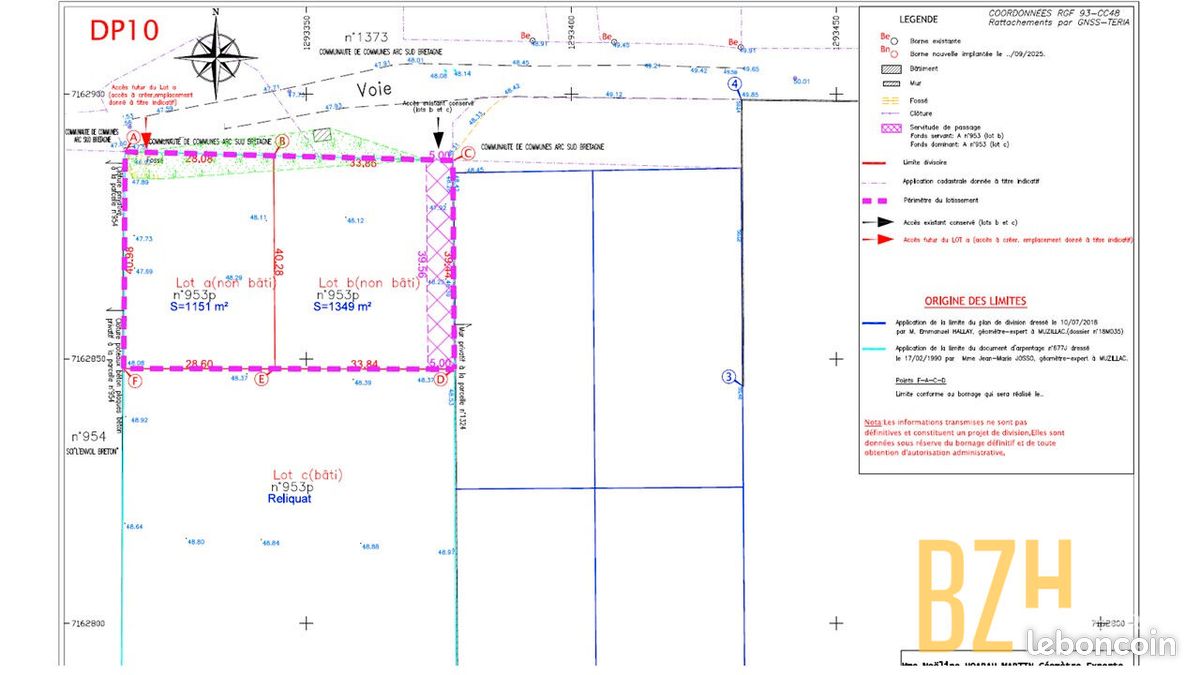 Terrain 2500 m² · à Arzal · 2 500 m² · 192 500 €