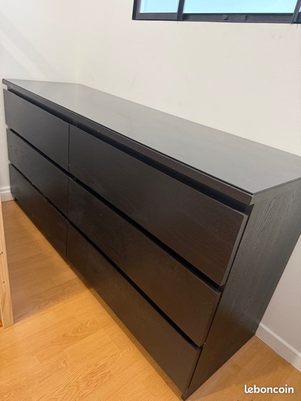 Commode MALM IKEA 6 tiroirs (image 1)