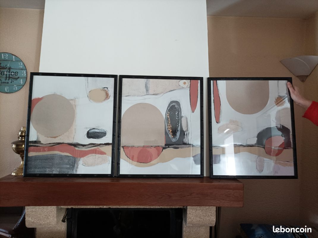 Trois tableaux triptyque (image 2)