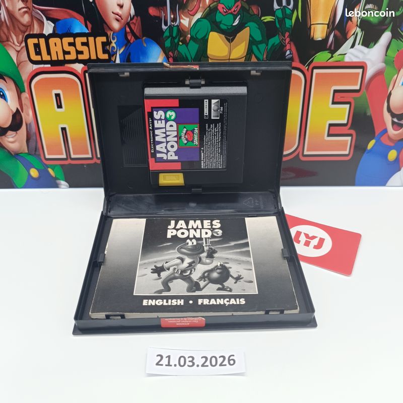 MEGADRIVE JAMES POND 3 PAL COMPLET SEGA À CARNOULES