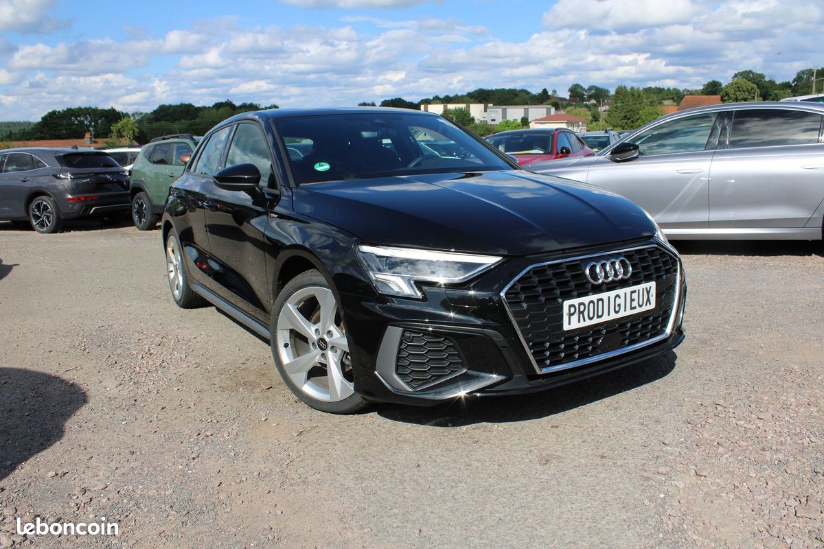 Audi A3 SPORTBACK TFSI 150 CV S-LINE HYBRIDE GPS 3D CAMÉRA JA 18 I-COKPIT FULL LED BOITE S-TRONIC (image 1)