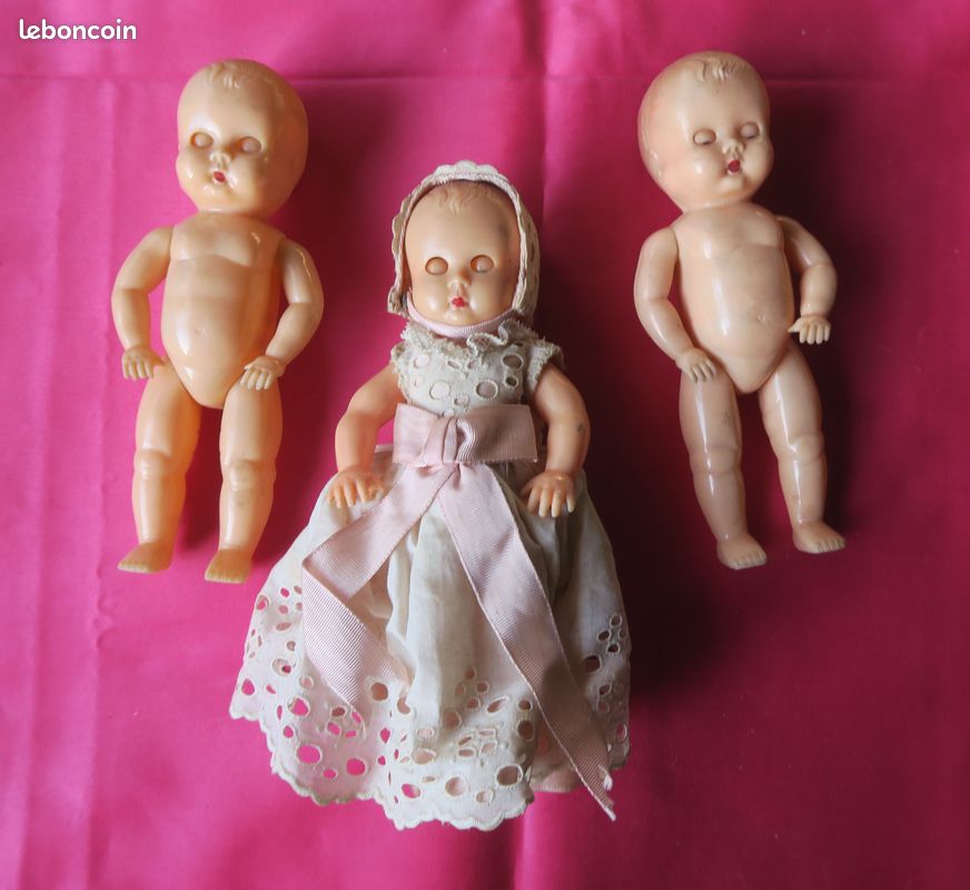ANCIENNE POUPEE VINTAGE Jesmar Aux Yeux Dormeurs - Antique, Old Doll EUR 12,00 - FR