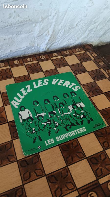 Bonnet De Supporter Saint-Etienne – Allez Les Verts ! – Vintage 1976