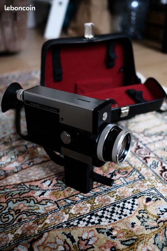 ANCIENNE CAMERA FILM SUPER 8 ZEISS IKON VOIGTLANDER 8mm MOVIFLEX MS8