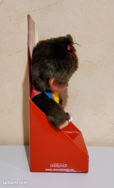 Monchhichi Yeux Dormeurs Bavoir Ciel (image 6)