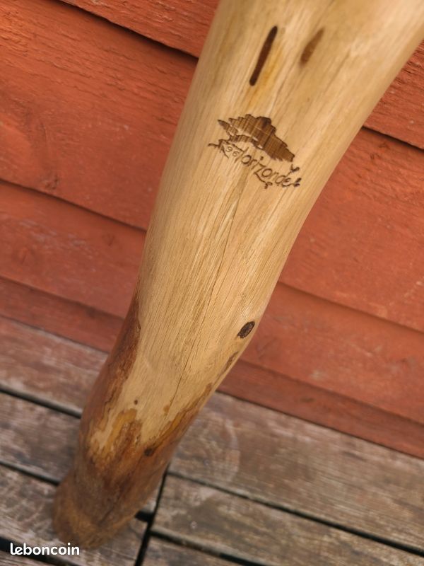 Didgeridoo horizonde Mi en chêne (image 1)
