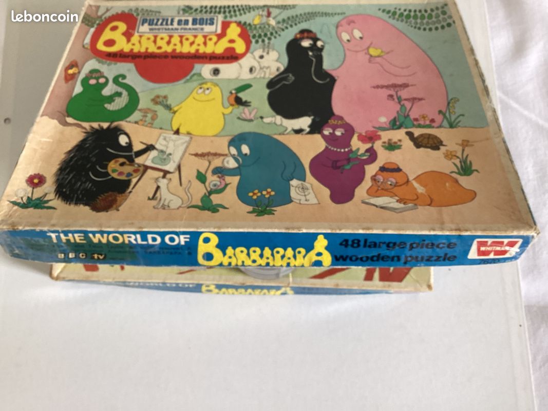 Puzzle Vintage Whitman 'Alphaventure' En Marbre Bleu - Année 1975 - Neuf
