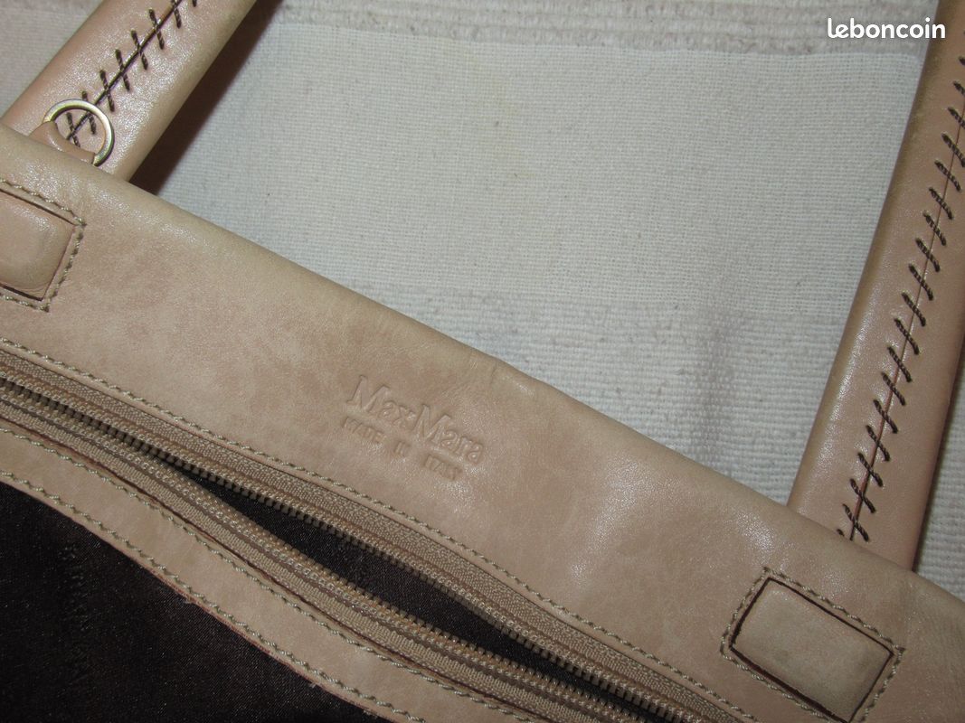 Grand sac en cuir souple Max Mara (image 3)