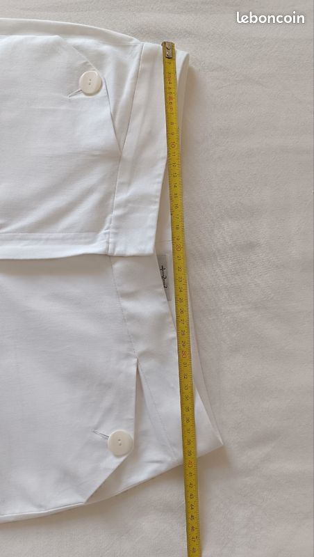 Bermuda blanc 1 2 3 taille 40 (image 9)