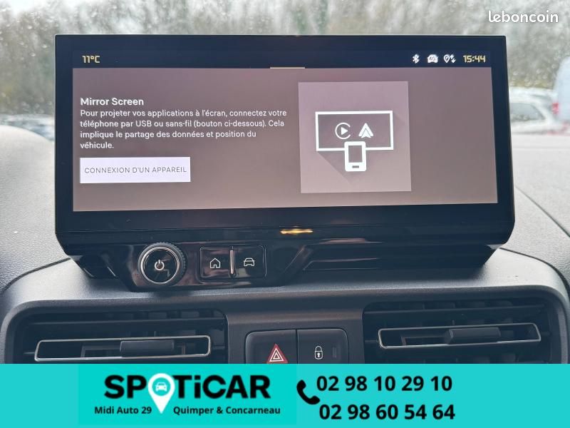 Citroen Berlingo Van XL 950kg BlueHDi 100 Pack Premium Connect / GPS / CAMERA / 3PL / 14908 HT (image 26)