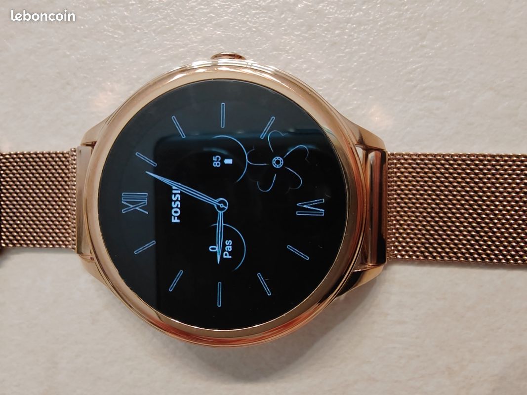 Montre connectée fossil gen 5 gold rosé (image 3)