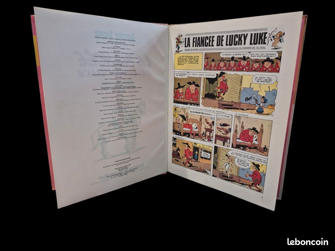 BB Lucky Luke E.O. De 1985. La Fiancée de Lucky Luke (image 3)