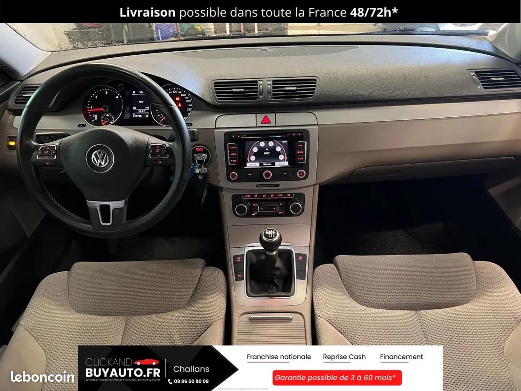Volkswagen Passat 2.0 TDI 140 CV / SUIVI D'ENTRETIEN COMPLET / DITRIBUTION, VIDANGE FAITE / GARANTIE (image 2)