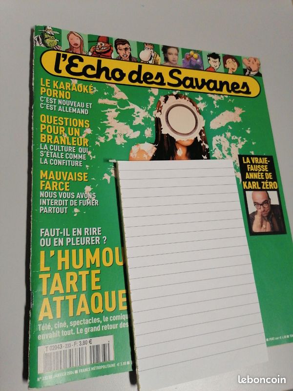 Magazine L'écho des savanes 233 Janvier 2004 (image 1)