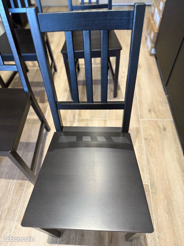 Table extensible IKEA BJURSTA + 4 chaises (image 2)